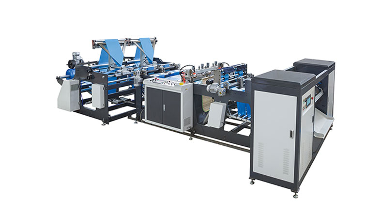 Two Lines Fully Automatic Garbage Bag Making Machine Coreless WithHC-WX500X2