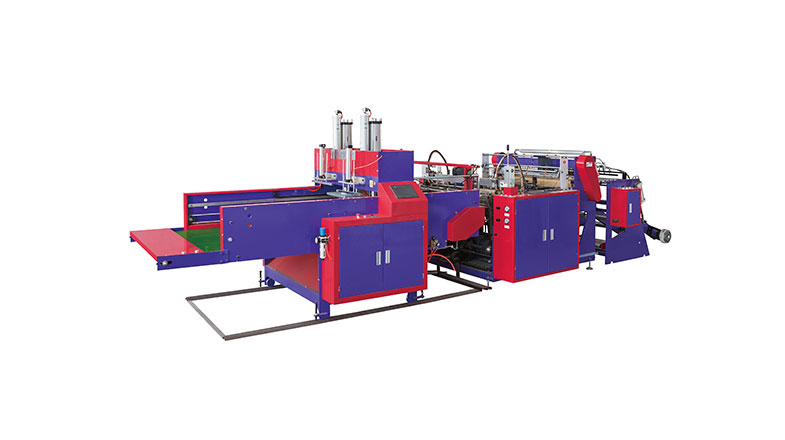 HC-HS300×2/500×2Full Automatic High Speed T-shirt Bag Heat-cutting Bag- Making Machine