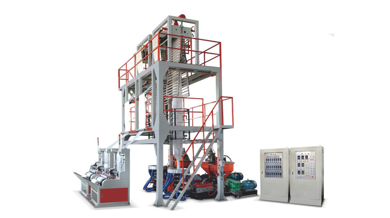 SJ55/600 65/700 70/900Double Die-head Film Blowing Machine